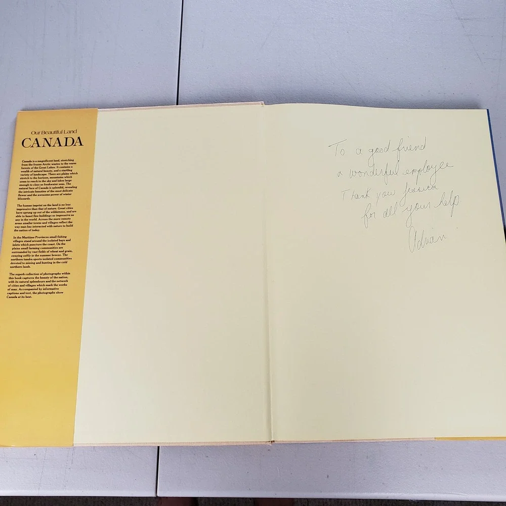Our Beautiful Land CANADA Rupert O Matthews 1989 Hardcover Photography Book